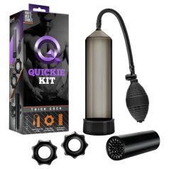   Quickie Kit - set za penis pumpu - debeli cilindar - 4 dijela
