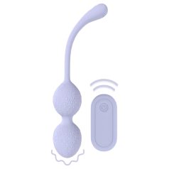 Loveline - vibratorni kegel kuglice duo - ljubičasta