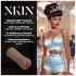 XKIN Beauty Queen Lulu - realistična umjetna vagina masturbator (tamna prirodna)