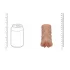 XKIN Honey Celeste - realistični umjetni vagina masturbator (prirodna boja)