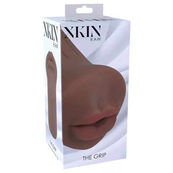 XKIN - umjetna vagina masturbator - S (tamna prirodna)