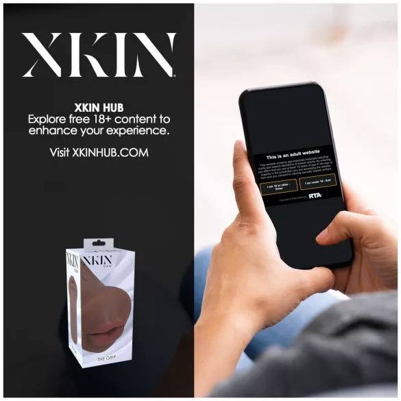 XKIN - umjetna vagina masturbator - S (tamna prirodna)