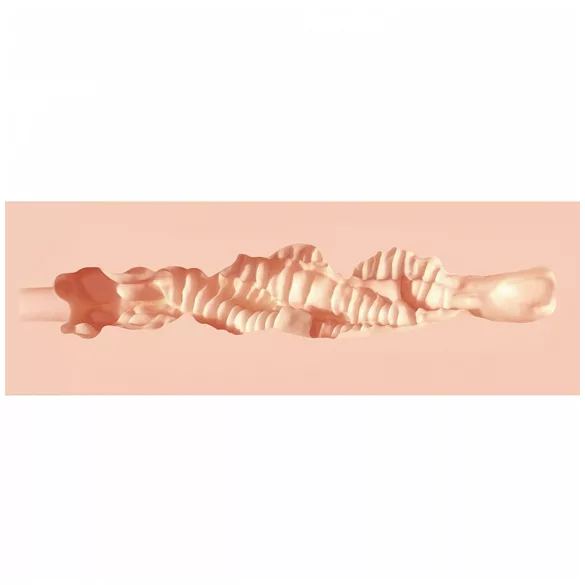 XKIN - realistični umjetni vaginialni masturbator - S (prirodna boja)