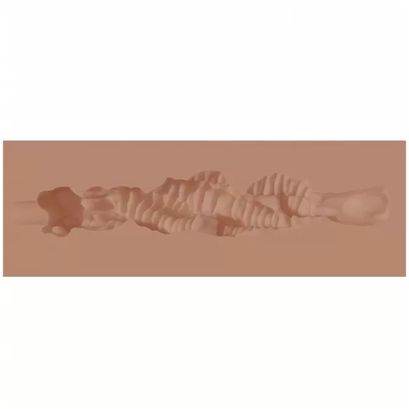 XKIN - umjetna vagina masturbator - S (tamna prirodna)