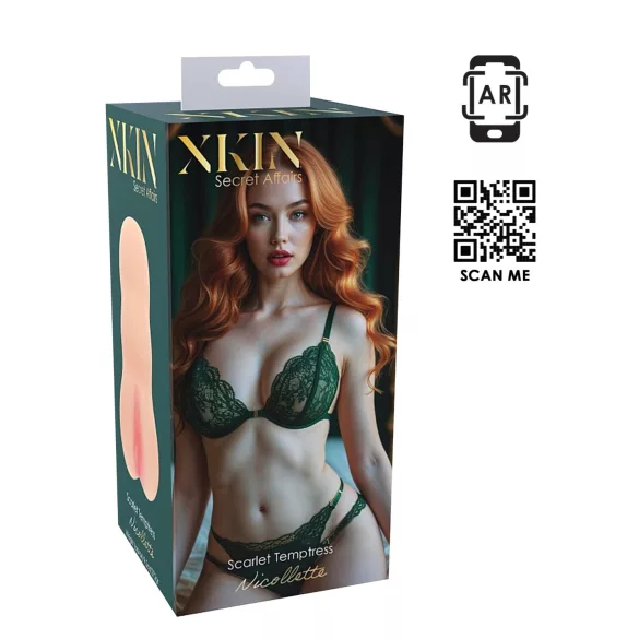 XKIN Temtress Nicolette - realistična umjetna vagina masturbator (prirodna)