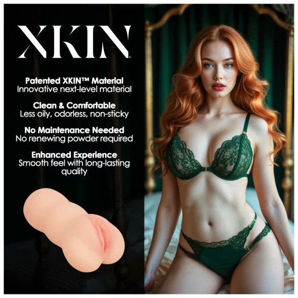 XKIN Temtress Nicolette - realistična umjetna vagina masturbator (prirodna)