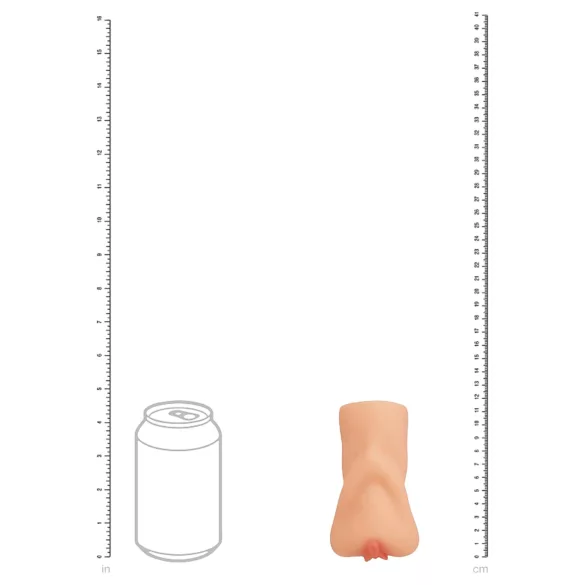 XKIN - realistična umjetna vagina masturbator - M (natur)