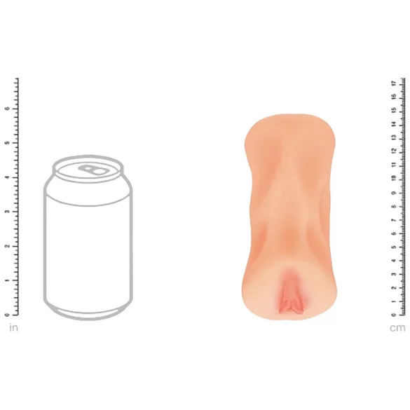 XKIN Bartender Sasha Slippernip - realistična umjetna vagina masturbator (natur)