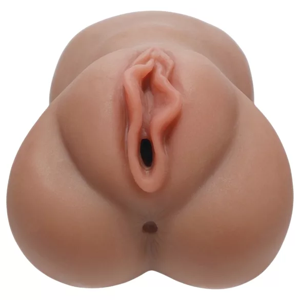 XKIN - realistična umjetna vagina - L (tamna prirodna)