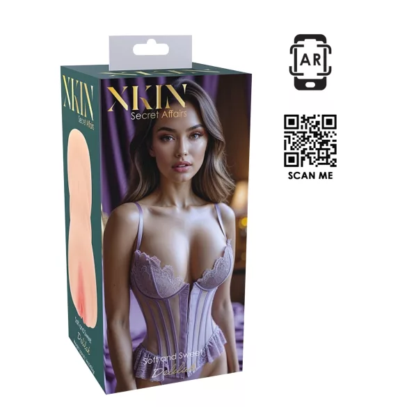 XKIN Sweet Delilah - realistična umjetna vagina masturbator (naturale)
