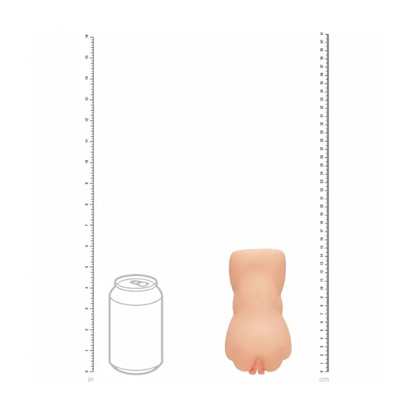XKIN Sweet Delilah - realistična umjetna vagina masturbator (naturale)