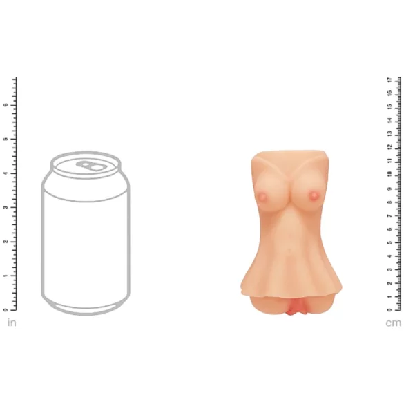 XKIN Enchantment Elise - realistična umjetna vagina masturbator (prirodna)