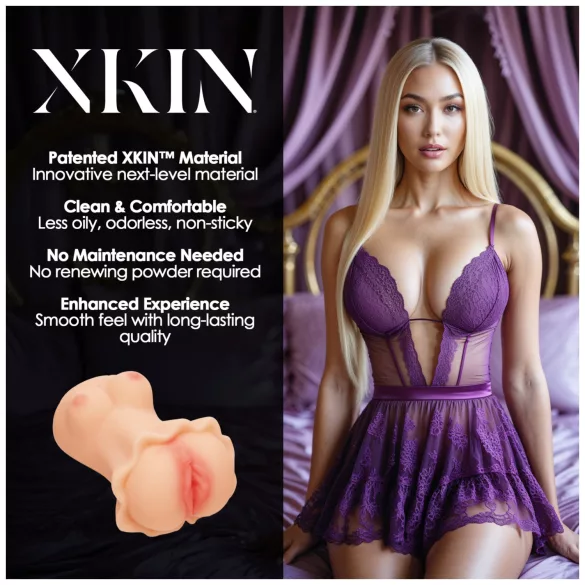 XKIN Enchantment Elise - realistična umjetna vagina masturbator (prirodna)