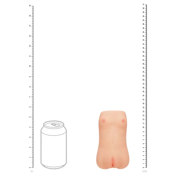 XKIN - realistična umjetna vagina masturbator - L (naturalna)