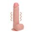 REALROCK - Vibrator s usisnom čašicom - prirodni (18 cm)