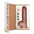 RealRock - dildo s vakuumskom podlogom - prirodna boja - 18 cm