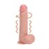 REALROCK - rotirajući vibrator - prirodan (20,5 cm)
