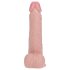 REALROCK - rotirajući vibrator - prirodan (20,5 cm)