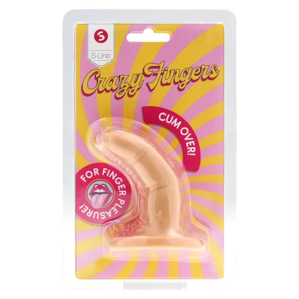 S-Line - dvoprstni dildo (prirodni)