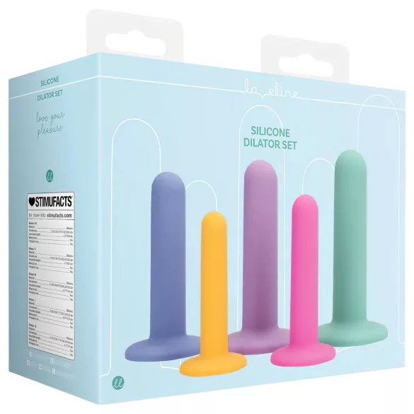 Loveline - set trenažera dildo - 5 komada - raznobojni
