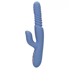 Loveline - zagrijavajući potisni vibrator (plavi)