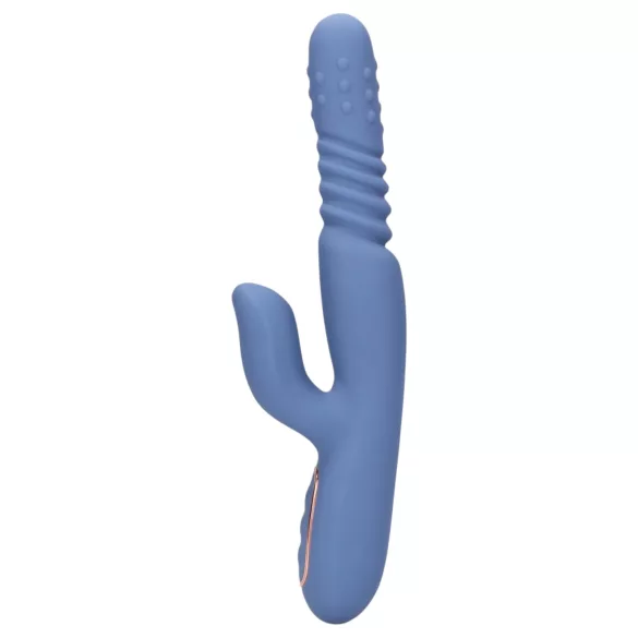 Loveline - zagrijavajući potisni vibrator (plavi)