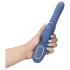 Loveline - zagrijavajući potisni vibrator (plavi)