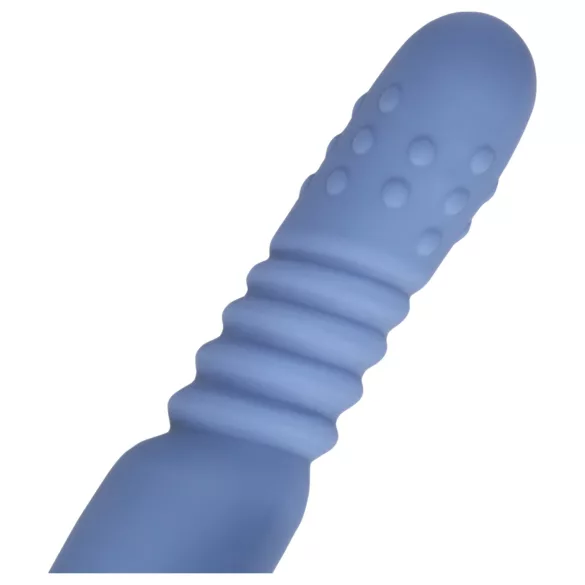Loveline - zagrijavajući potisni vibrator (plavi)