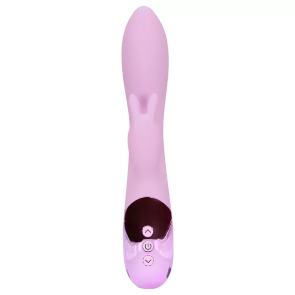Loveline - punjivi zeko vibrator s klitoralnim stimulatorom (rozi)