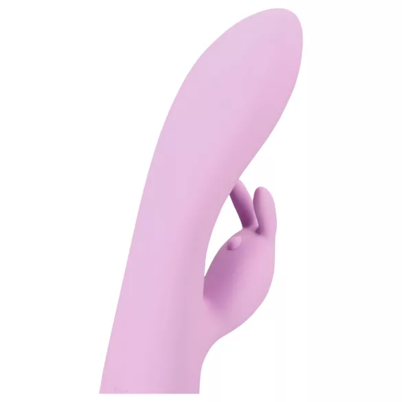 Loveline - punjivi zeko vibrator s klitoralnim stimulatorom (rozi)