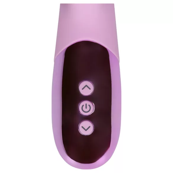 Loveline - punjivi zeko vibrator s klitoralnim stimulatorom (rozi)