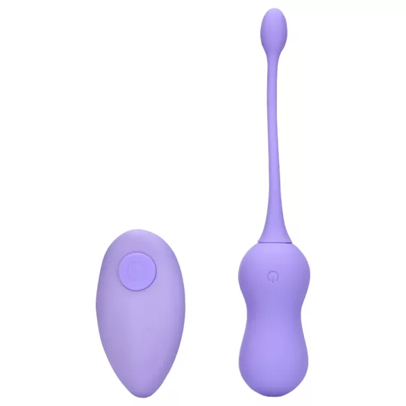 Loveline - vibratorna jaja na daljinsko upravljanje - punjiva - ljubičasta