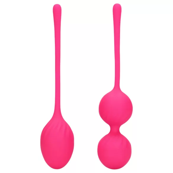 Loveline - set uteženih Kegel kuglica - 2 dijela - ružičasta