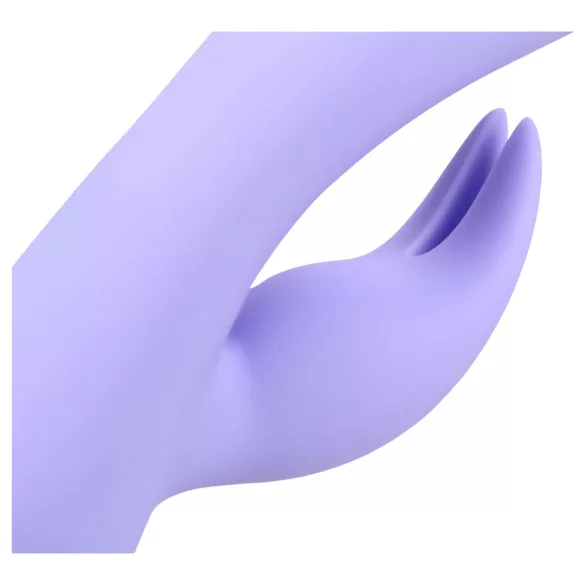 Loveline - vibrator zajačić s klitoralnim nastavkom - punjivi - ljubičasti