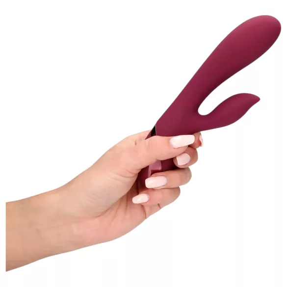 Loveline - vibrator za klitoris s rukom - punjivi - crveni