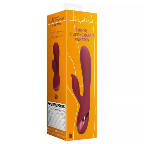 Loveline - vibrator za klitoris s rukom - punjivi - crveni