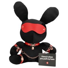 Bondage Rabbit - BDSM lisice s krznenim - crna