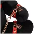 Bondage Rabbit - BDSM lisice s krznenim - crna