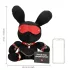 Bondage Rabbit - BDSM lisice s krznenim - crna