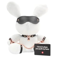 Bondage Rabbit - BDSM lisica maska zec - bijela