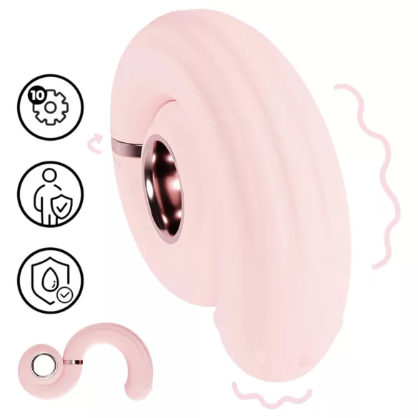 Loveline Perles - G-točka vibrator s kuglicama - silikon ružičasti