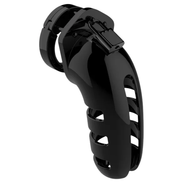 ManCage Model 06 - kavez za penis za muškarce (crni) - 14 cm