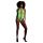 Ouch! - seksi otvoreni body - fosforescentni - neon zelena