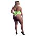 Ouch! - seksi otvoreni body - fosforescentni - neon zelena