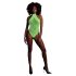 Ouch! - svjetleći body s trakama - neon zelena - XL-4XL