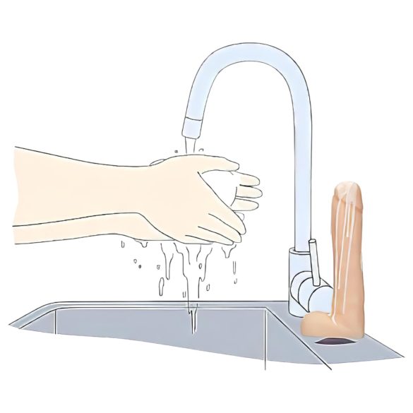 Dicky Cum - sapun u obliku penisa s testisima - natur - 250g