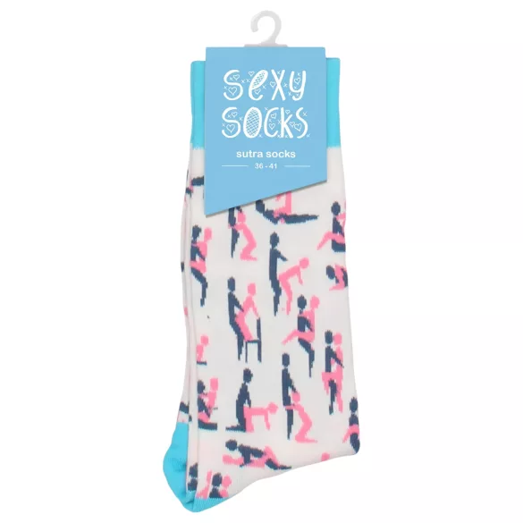 S-Line Sexy Socks - čarape od pamuka - kama sutra motiv