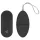 EasyToys - nosivo bežično vibrirajuće jaje sa 7 ritmova (crno)