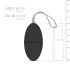 EasyToys - nosivo bežično vibrirajuće jaje sa 7 ritmova (crno)