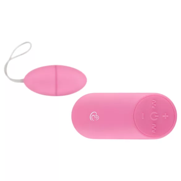 Easytoys - Vibrirajuće jaje s daljinskim - 7 funkcija - roza